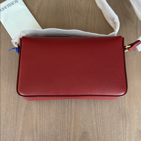 Burberry Red and Tan Crossbody Bag - Picture 7 of 11